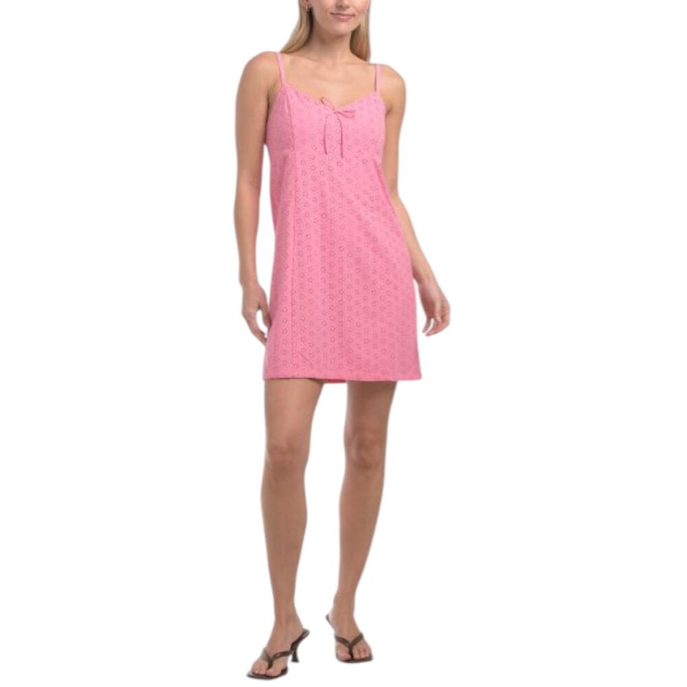 POSH PEANUT Eyelet Mini Dress